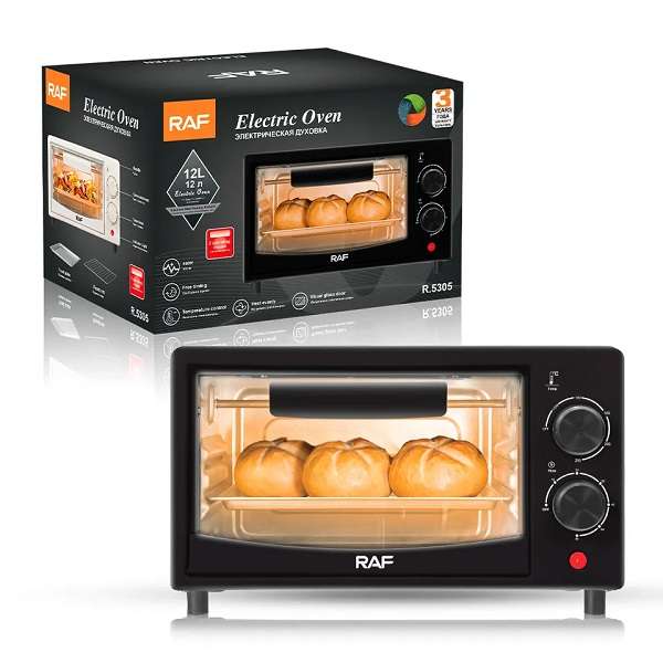 RAF R.5305B Electric Oven 12L 800W With Visual Glass DoorRAF R.5305B Electric Oven 12L 800W With Vis