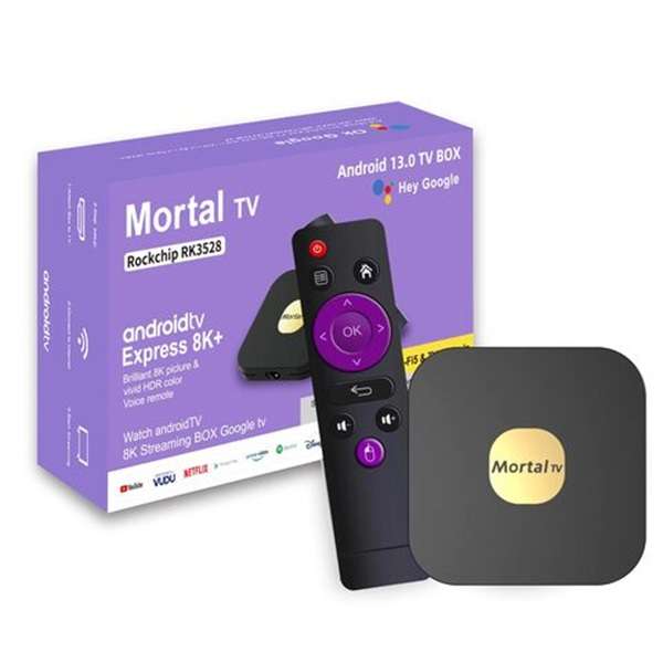 JG20375545 Mortal TV Android 13.0 TV Box with Hey  Google 8K 2gb+16gb