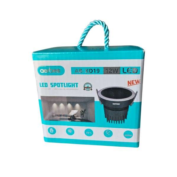 Aerbes AB-XD19 12W LED Spotlight With Wide Angle Positive White Light