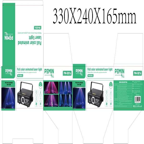 Pemin Plus PM-129 RGB Bluetooth Animated Laser Light PM-5014