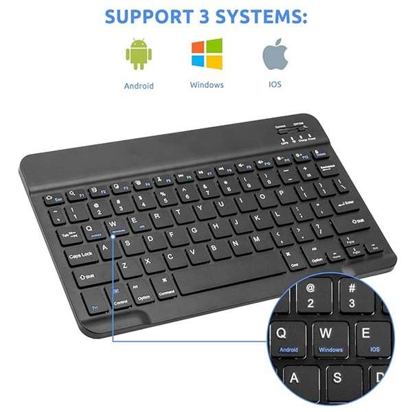 SE-TQ28 Type C Rechargeable Wireless  Bluetooth  Keyboard