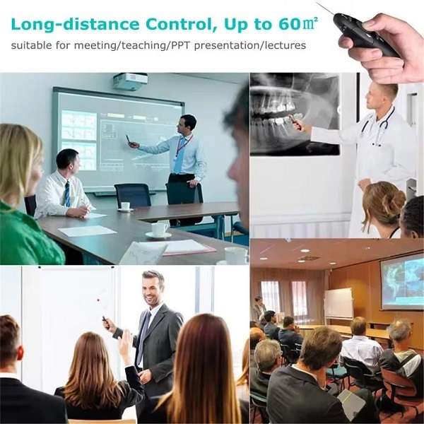 Tangka TK-F016 2.4ghz Wireless Laser  Presentation Pointer With Page Up Page Down Buttons