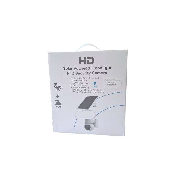 2.4GHz Wifi Solar Powered Camera With Flood Light Ubox App