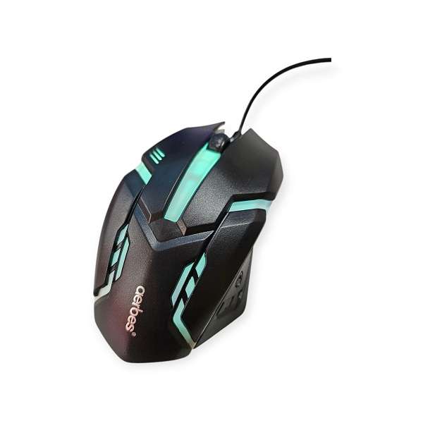 Aerbes AB-D336 LED Backlit Wired Keyboard And Mouse Set