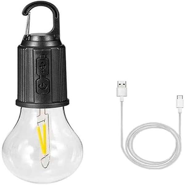 Wolulu AS-32771 3 Mode Rechargeable Hanging Hook Clip Camping Light