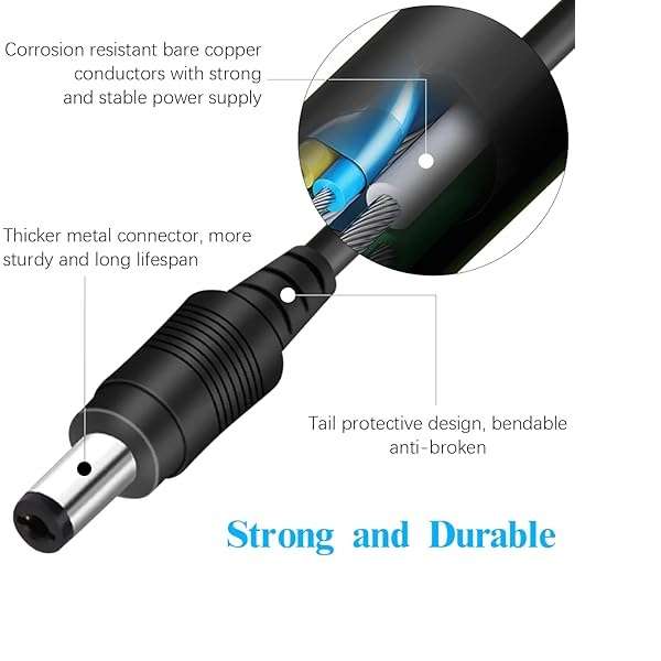 Super Electronics SE-L204  20M Male to Female DC Power Extension