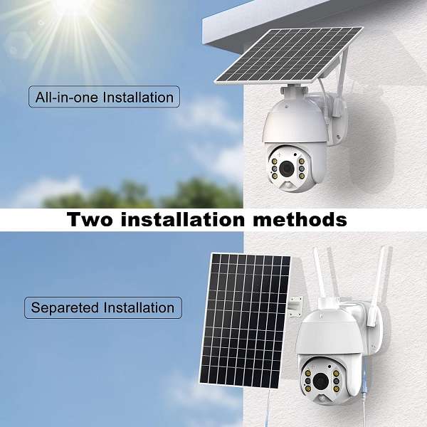 S10-WiFi 7.8W Solar Powered Surveillance Camera With Voice Monitor And PIR