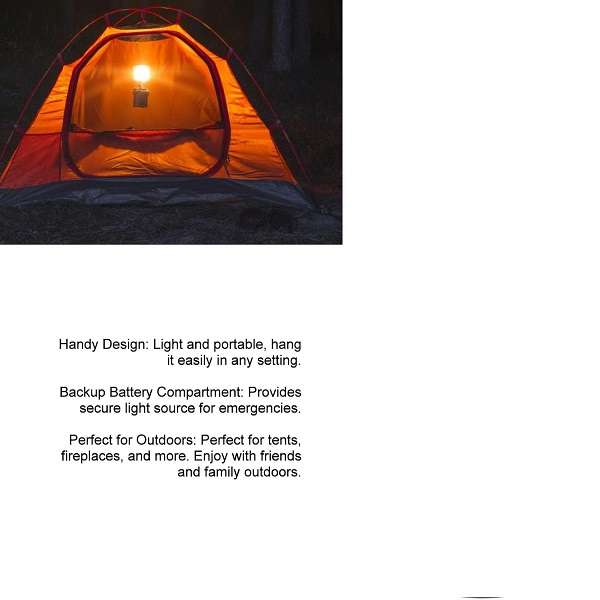 Aerbes AB-YJ60 1200mAh Camping  Rechargeable Light
