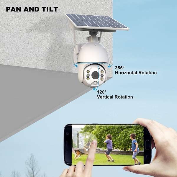 S10-WiFi 7.8W Solar Powered Surveillance Camera With Voice Monitor And PIR