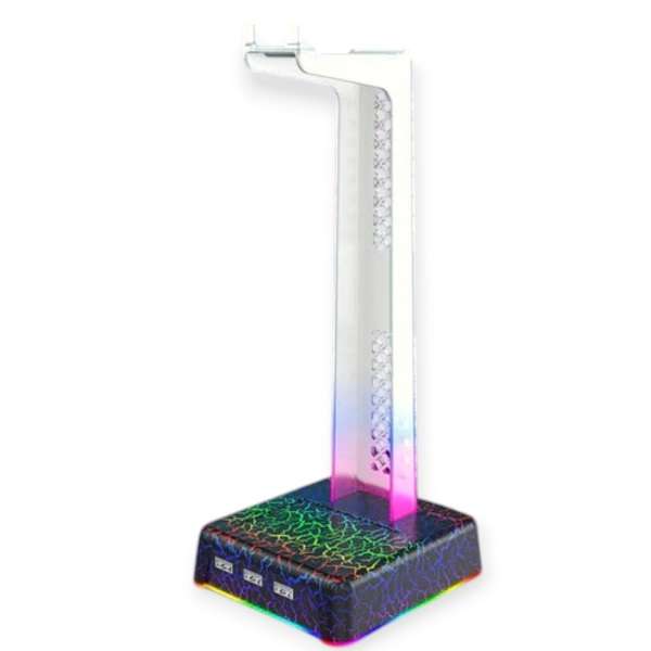 JG20375653 RGB LED Headphone Stand With 3 Port USB Hub Z3