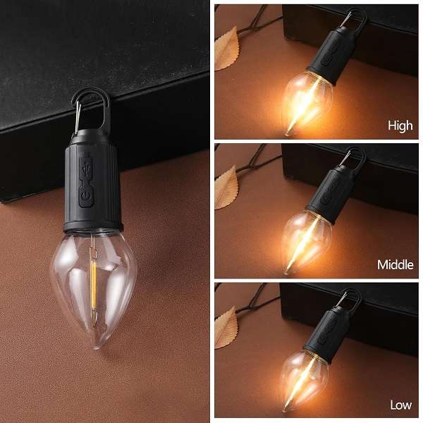Wolulu AS-32773 Three Gear Hanging Hook Camping Light