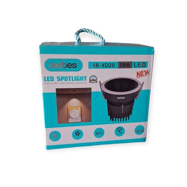 XD20 18W LED Spotlight With Wide Angle Positive White Light
