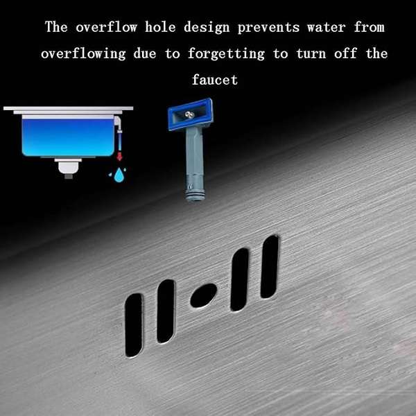 Stainless Steel Sink 80cm x 45cm x 20CM