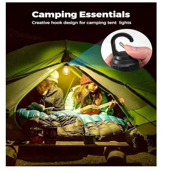 Wolulu AS-32771 3 Mode Rechargeable Hanging Hook Clip Camping Light