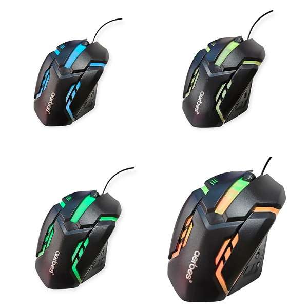 Aerbes AB-D336 LED Backlit Wired Keyboard And Mouse Set