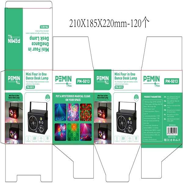 Pemin Plus PM-126 Mini 4 in 1 Dance Stage Light