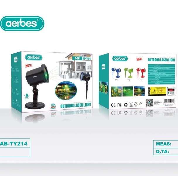 Aerbes AB-TY214 Outdoor Laser Light Projector