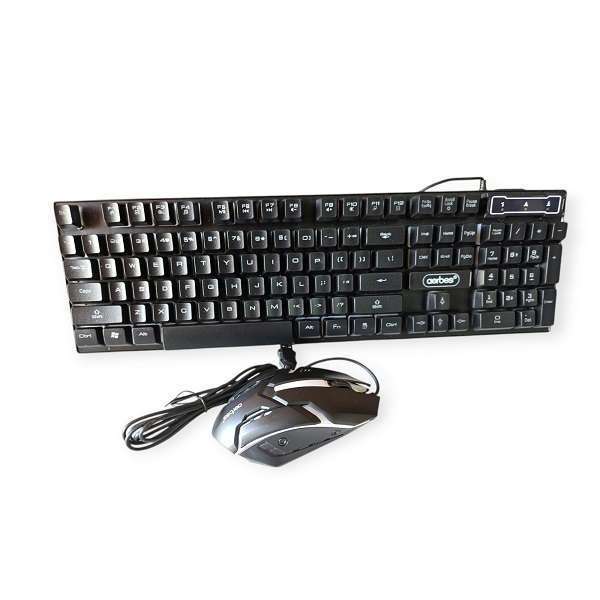 Aerbes AB-D336 LED Backlit Wired Keyboard And Mouse Set