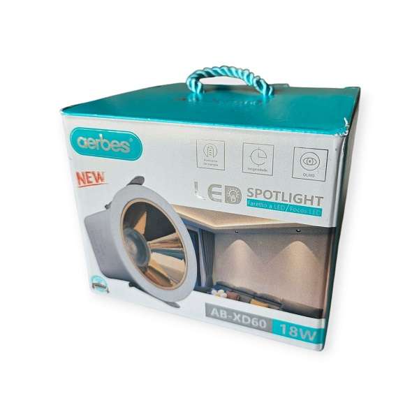 Aerbes AB-XD60 18W Downlight With Wide Angle Positive White Light