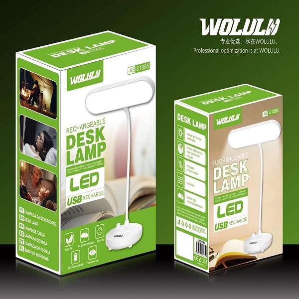 Wolulu  AS-51065 USB Rechargeable LED Desk Lamp