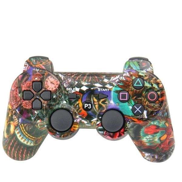 PS3 Wireless Controller  With Pattern Design