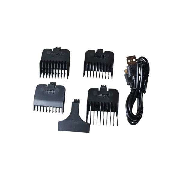 Aerbes AB-LF55 Electric Hair Cutting Shears 1500mah Battery With Comb Attachments