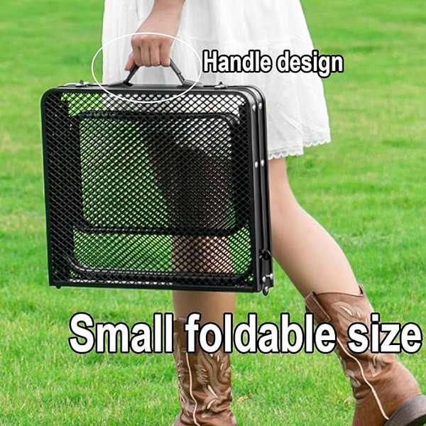JG20375697 Portable Folding Camping Table with Side Trays