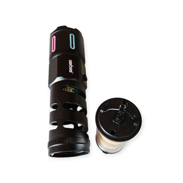 Aerbes AB-SD104 2200mah Multi-functional Telescopic Zoom Flashlight