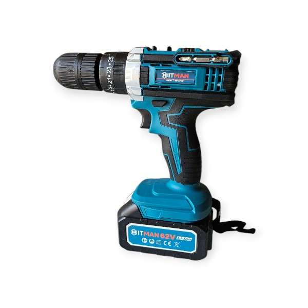 Hitman VND9055 Li-ion 62V Rechargeable Hand Drill