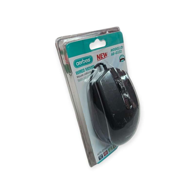 Aerbes AB-D332 RGB LED Wired USB Mouse