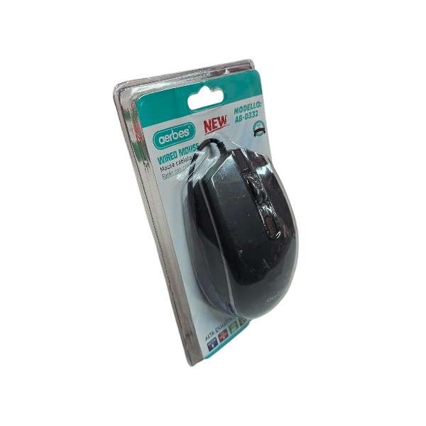 Aerbes AB-D332 RGB LED Wired USB Mouse