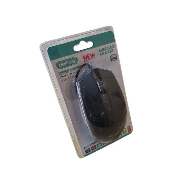 Aerbes AB-D332 RGB LED Wired USB Mouse