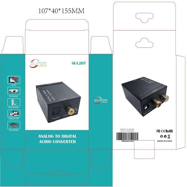 Super Electronics SE-L207 Analog to Digital Audio Converter