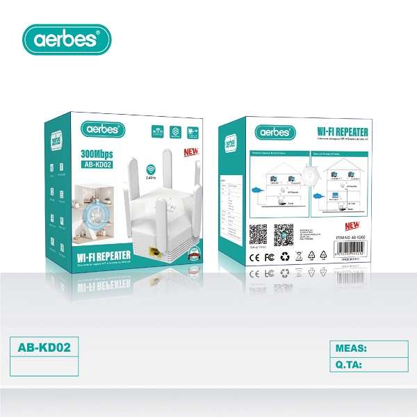 Aerbes AB-KD02 300Mbps Internet Repeater