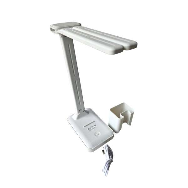 Aerbes AB-TD116 Rechargeable Desk Lamp With 3 Lighting Modes, Phone Holder, Pencil Holder