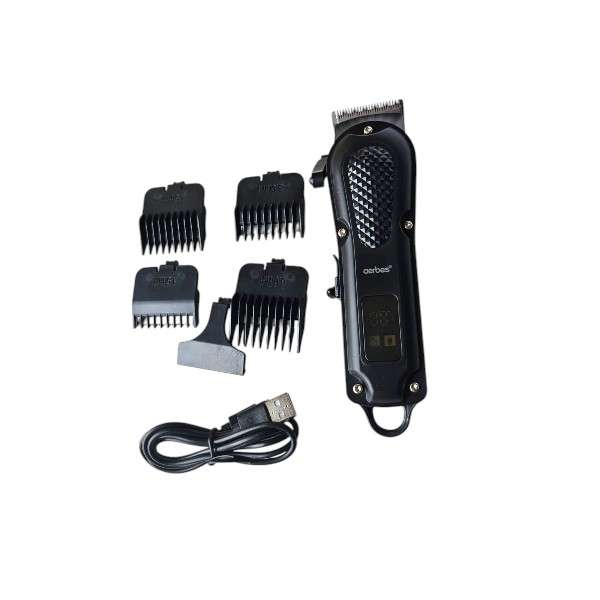 Aerbes AB-LF55 Electric Hair Cutting Shears 1500mah Battery With Comb Attachments