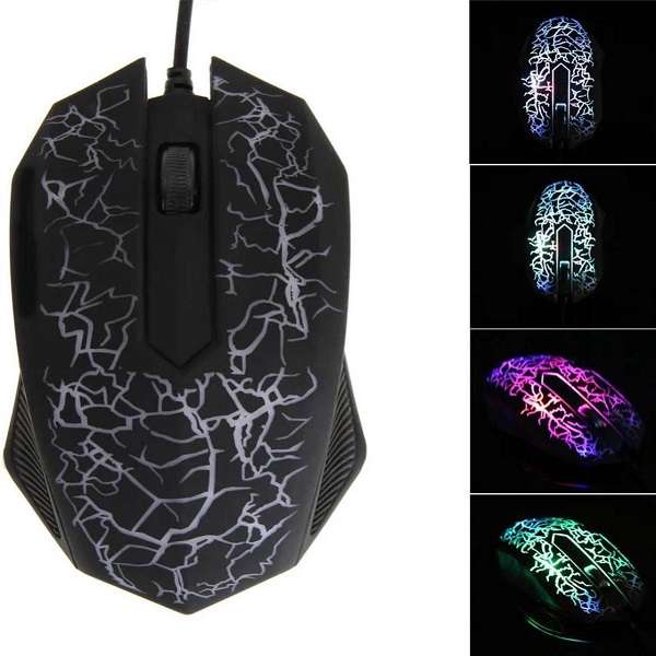Baihuo MY-7172 Backlit USB Wired Gaming Mouse