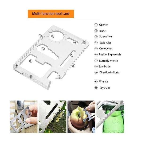 Super Electronics SE-Z174 12 in One Survival  Emergency Kit