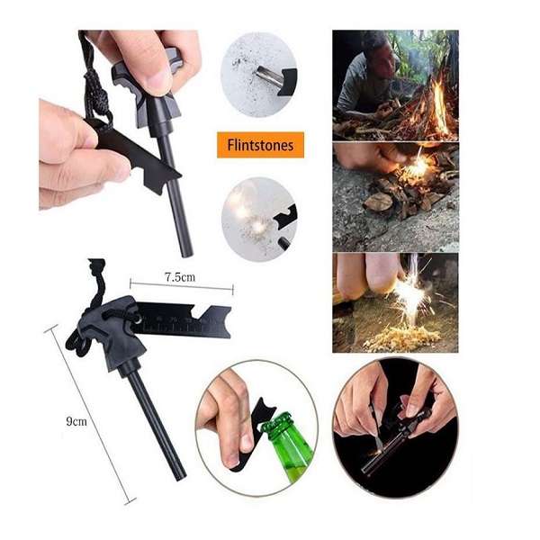 Super Electronics SE-Z174 12 in One Survival  Emergency Kit