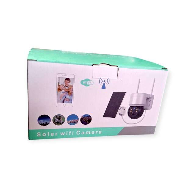 JG20375652 Wifi Solar 3MP Outdoor Dome Camera With PIR Motion Alarm ICSee App