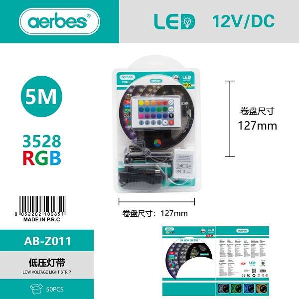 Aerbes AB-Z011 5M LED Strip 3528RGB Light