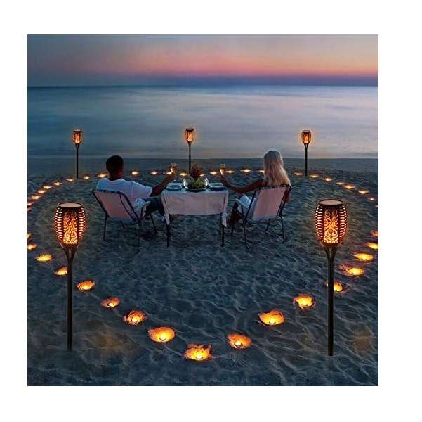 FA-6018 Solar Powered Garden Flame LED Light
