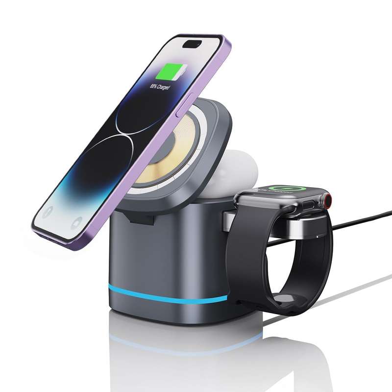 Aerbes AB-SJ161 3 in 1 Wireless Magnetic Charger
