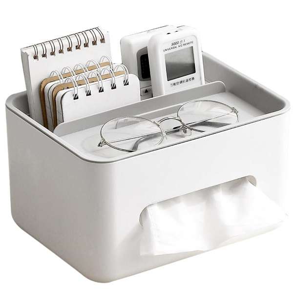 JG20375691 Tissue Paper Box With Phone Holder For Home Office