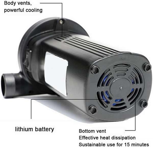 Wolulu AS-50966 Dual Purpose 4500Mah Inflatable Rechargeable Pump