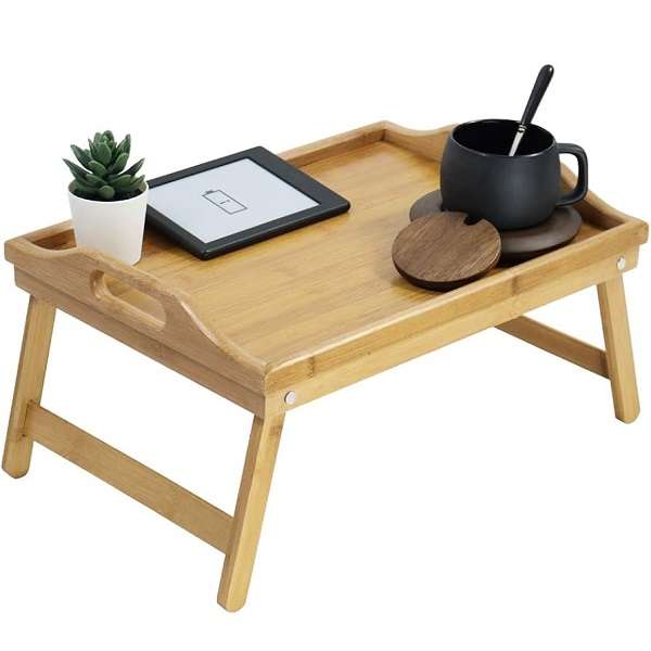 JG20375694 Portable Bed Tray Table With Folding Legs For Serving 50cm  x 30cm