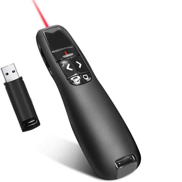 Tangka TK-F400 2.4ghz 2-in-1 USB Type C Battery Operated Laser Presenter