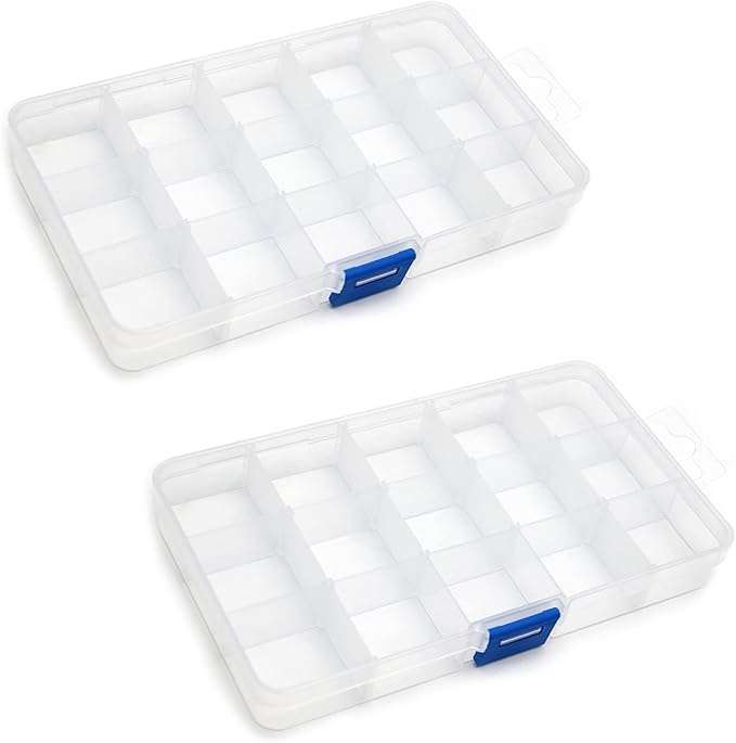 JG20375668 Compartment Storage Box With Adjustable Divider