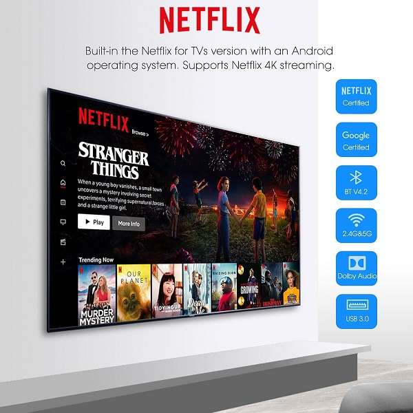 Mecool KM2 4K Ultra Android TV Box With Remote 2GB + 8GB