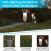 Aerbes AB-TY63 Pack Of 3 Garden Solar Pathway White Light